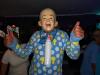 You say he’s a big baby? That’s Mark under the mask, at Bourbon St. photo by Terry Sullivan